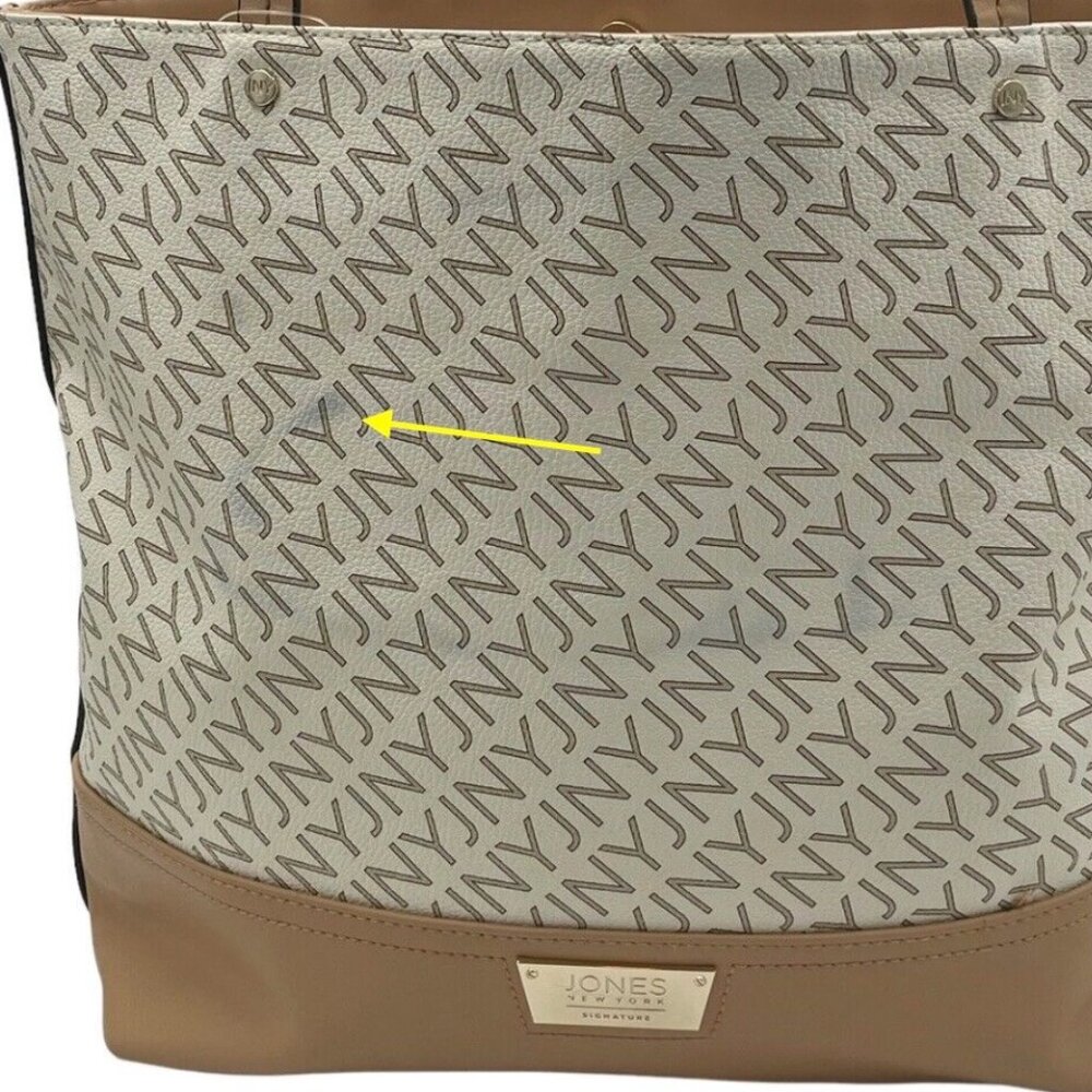 Jones New York Signature BLUSH/NUDE TOTE Shoulder Bag Blush/Neutral Tone - Picture 14 of 14